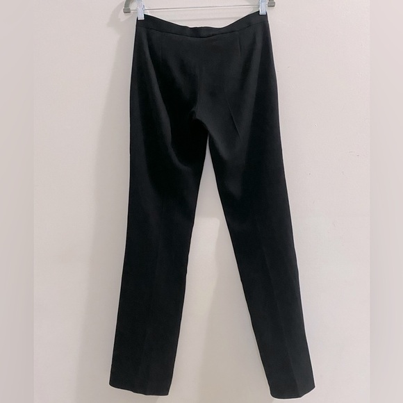 NWT Zara Sz XS Black Flare Leg Trouser Dress Pants With Hand Pockets Flowy - Picture 3 of 16